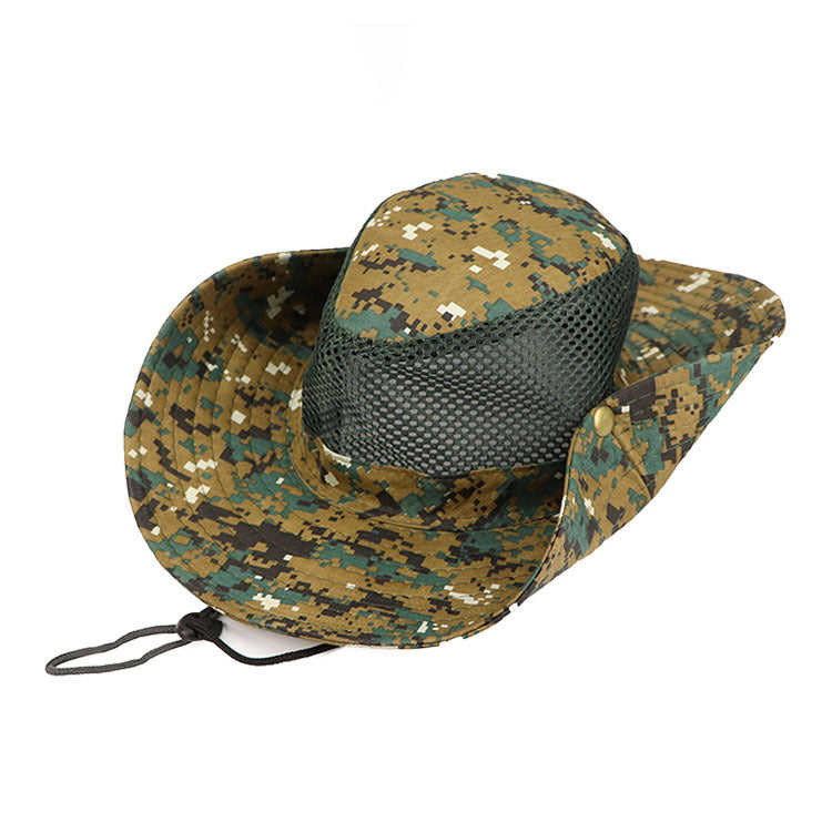 Outdoor Hat Digital Camouflage Hat - Fisherman Hat