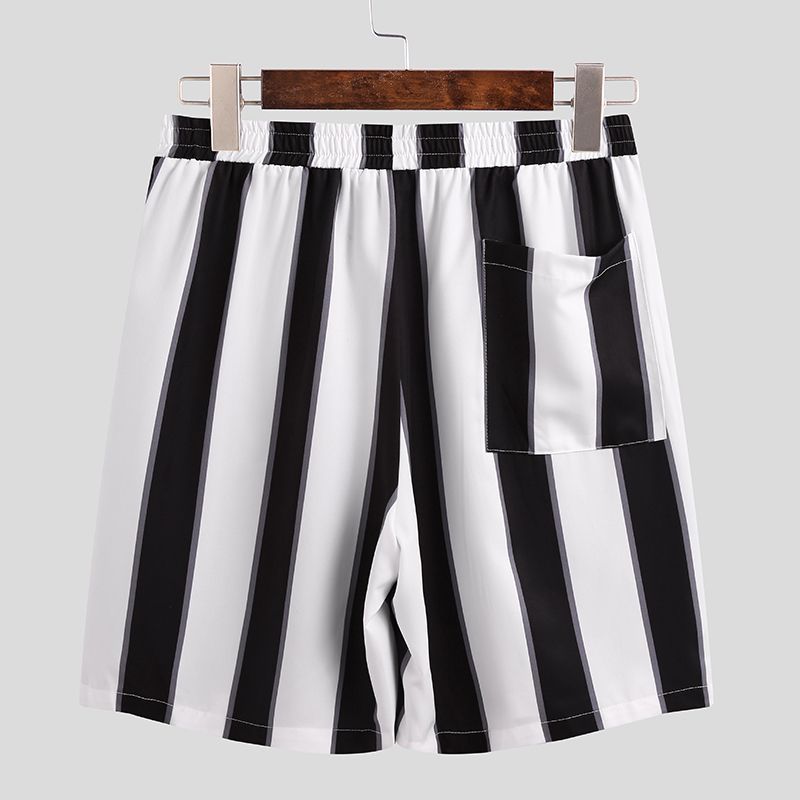 Summer Short for Men - Striped Beach Pajamas Suit