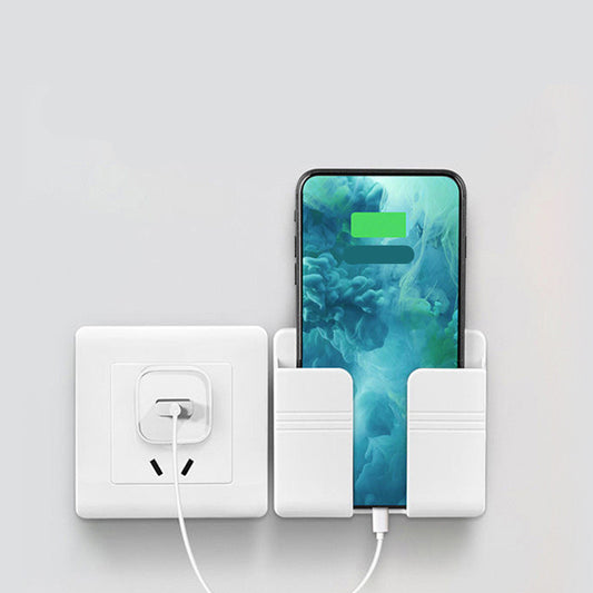 Mobile Phone Charging Storage Rack - Punch-free Sticky Storage Box