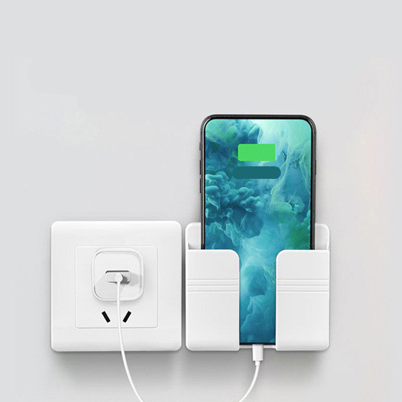 Mobile Phone Charging Storage Rack - Punch-free Sticky Storage Box