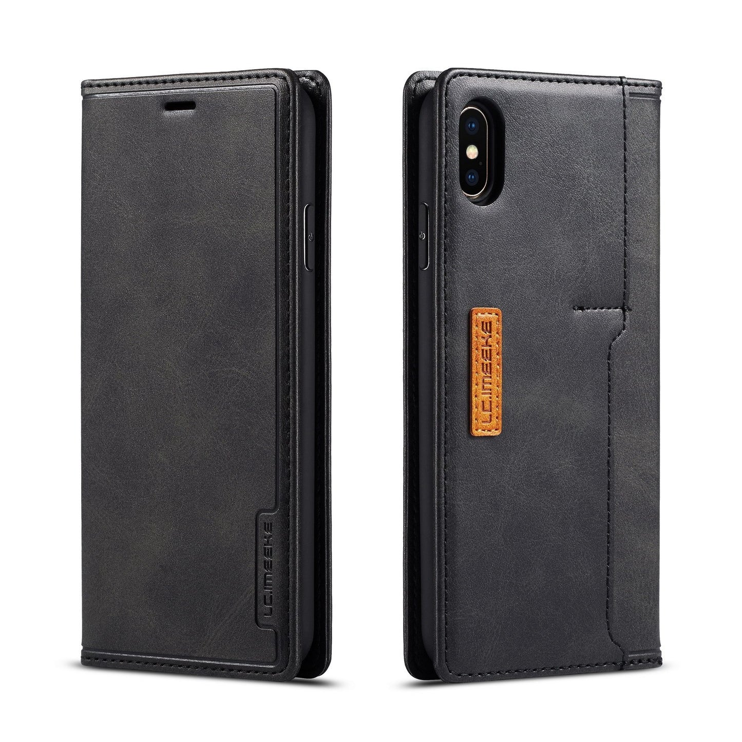 Wallet Leather Case - Creative Retro Card Protective Cover