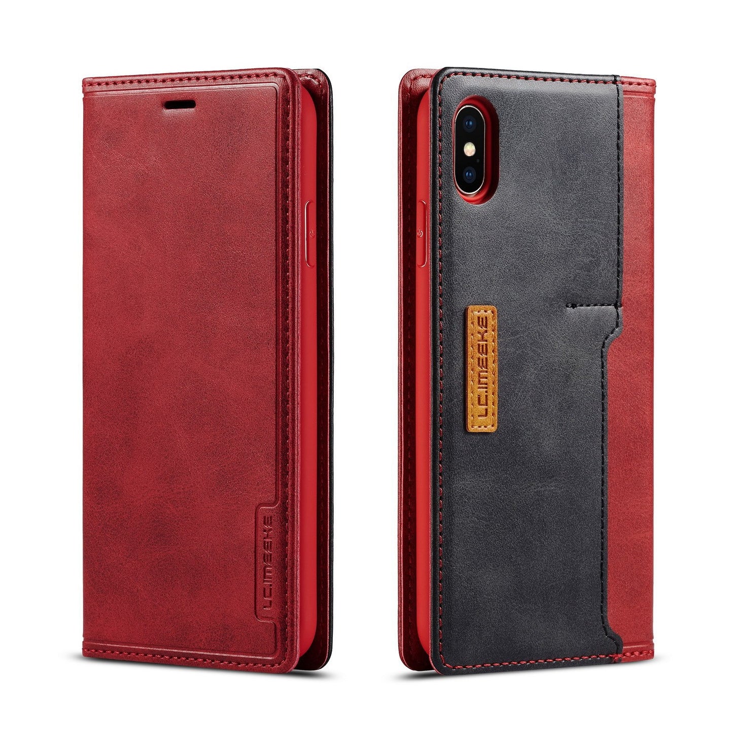 Wallet Leather Case - Creative Retro Card Protective Cover