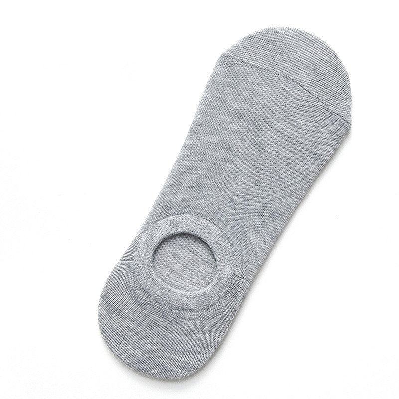 Solid Color Boat Socks - Spring Invisible Socks Socks Socks Net Red Men'S Socks
