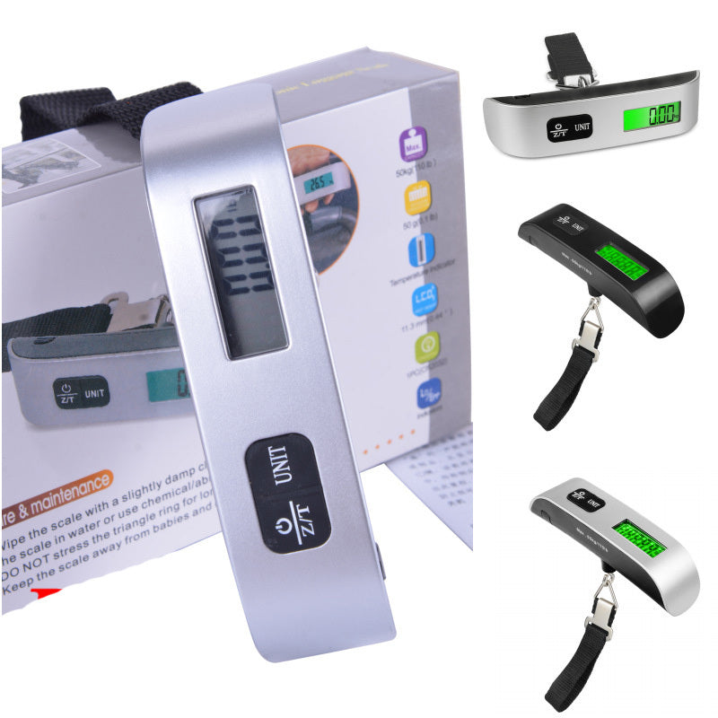 50kg LCD Luggage Scale - Electronic Digital Portable Suitcase Travel Scale