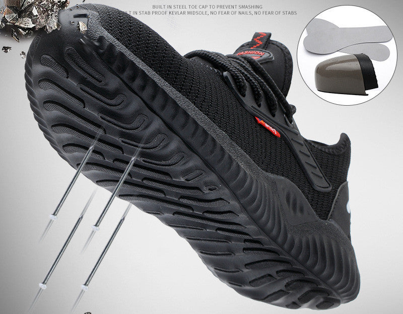 Breathable Safety Shoes - Anti-smashing Work Safety Shoes