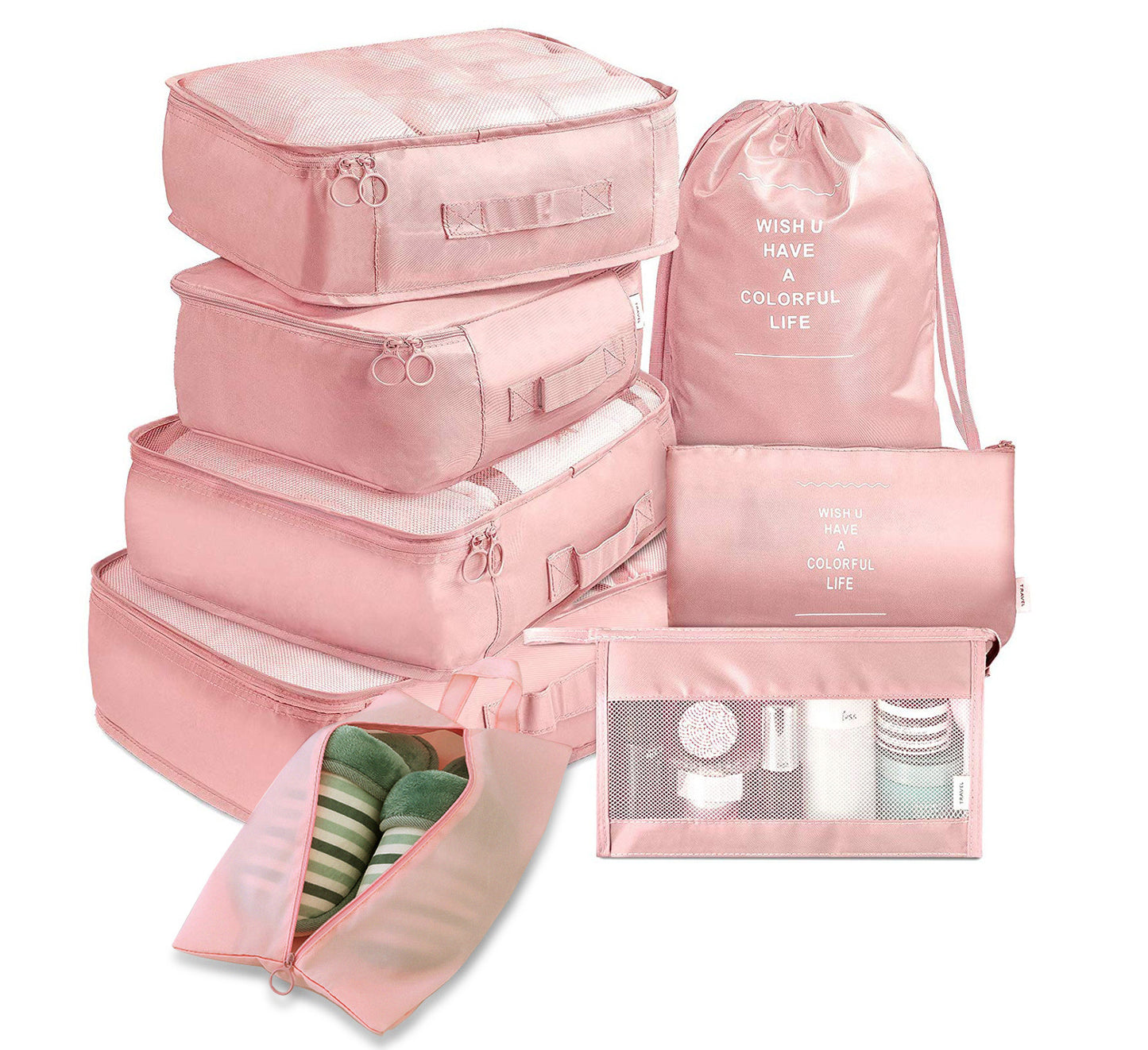 8-piece Set Luggage Divider Bag—Travel Storage
