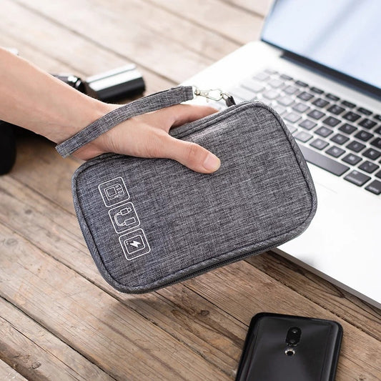 Cable Organizer Bag - Portable Travel Electronic Accessories, Storage Bag, Charger Headset, Digital Pouch