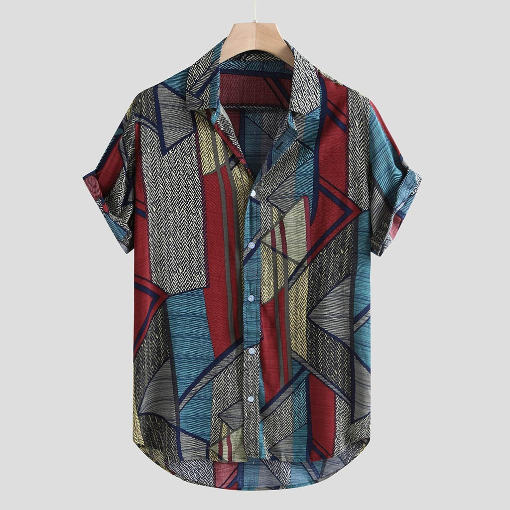 Hawaii Shirts - Men Hip Hop Printing Shirts