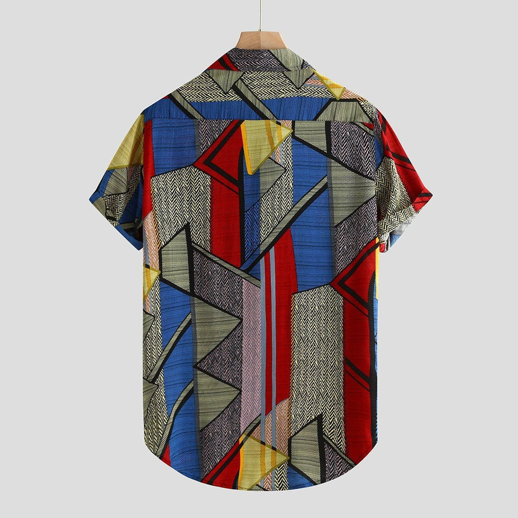 Hawaii Shirts - Men Hip Hop Printing Shirts