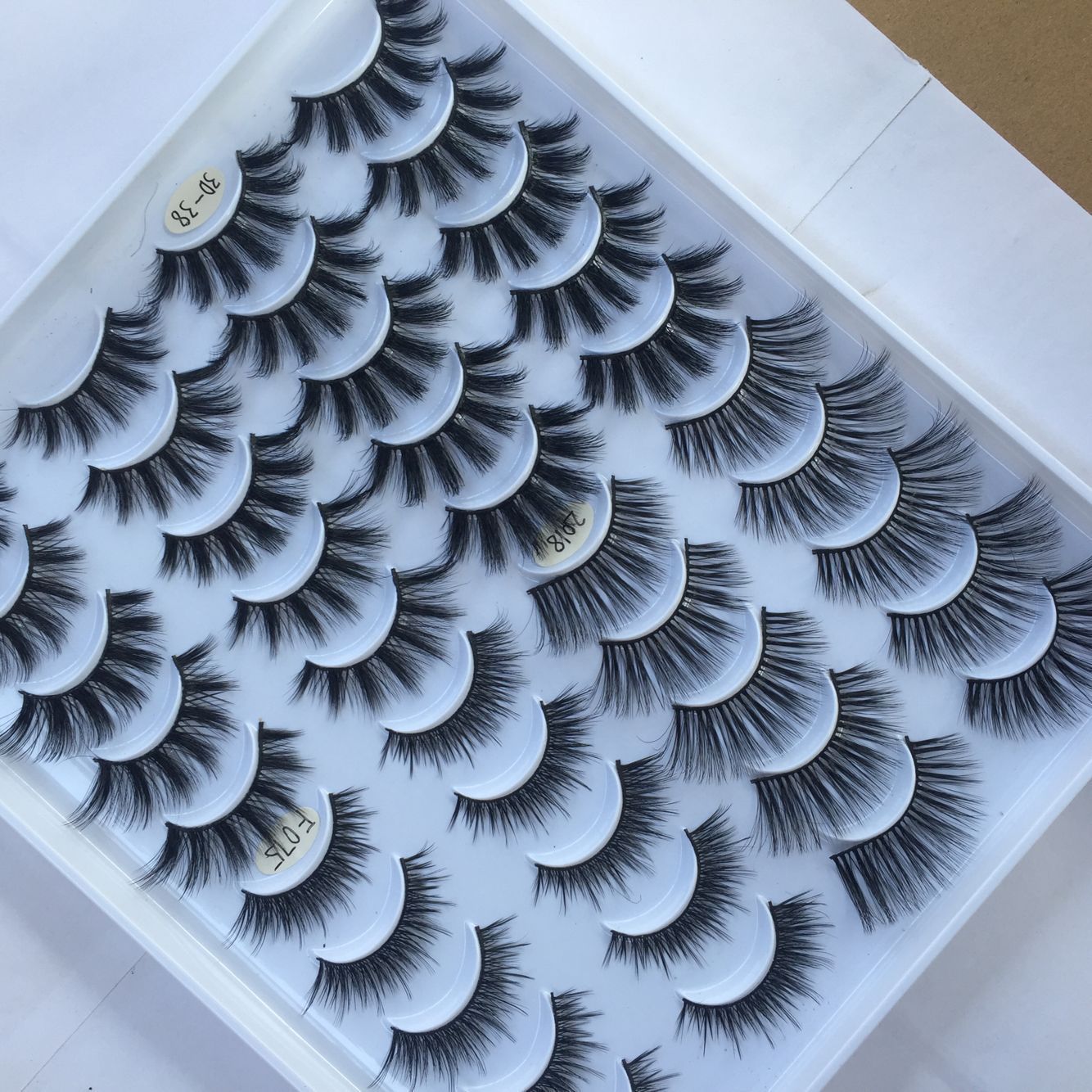 20 Pairs False Eyelashes Three-dimensional Multi-layer Mixed Eyelashes