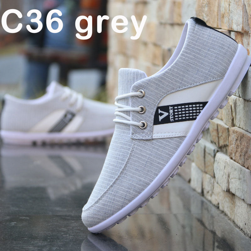 Men's Soft-Soled Canvas Shoes-  Sports And Leisure Old Beijing Cloth Shoes, Peas Shoes