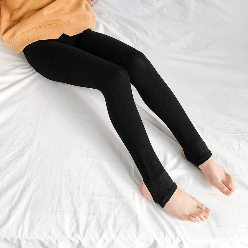 Girls' Cute Patterned Stretch Leggings – Cat Print & Colorful Bow Designs