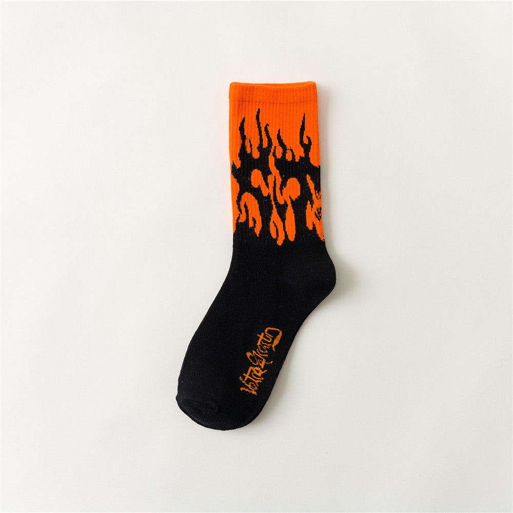 Hip Hop Skateboard Socks - Tube Socks Couple Socks