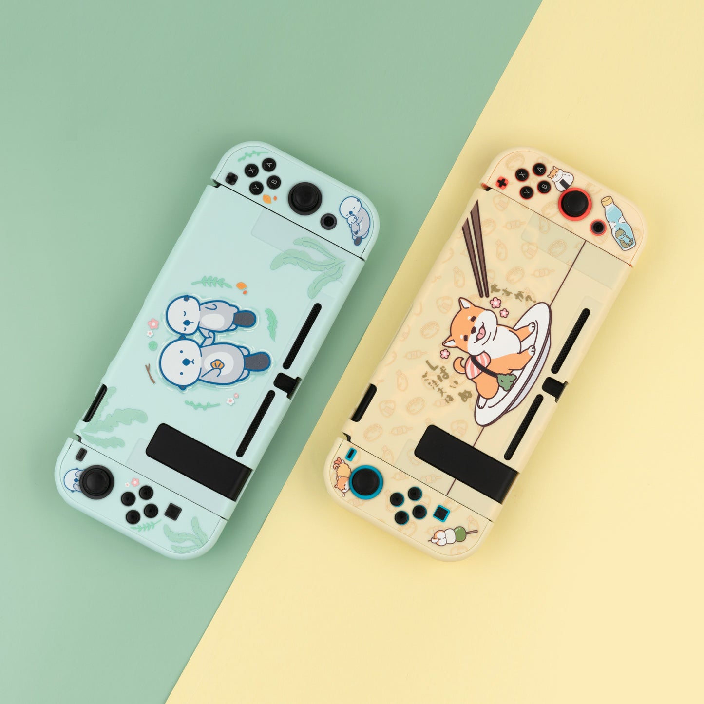 Sea Otter Switch Protective Shell - PC Hard Cover Back Grip Housing NS Lite Controller Case Box For Nintendo Switch Accessories