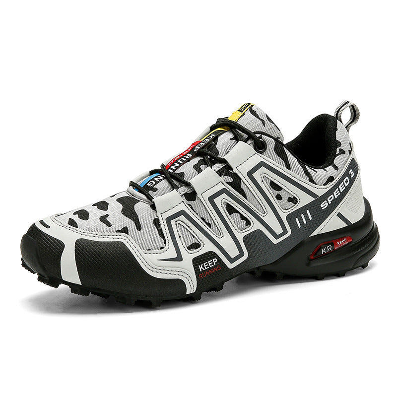 Men Hiking Shoes - Climbing Male Sports Shoes Work Safety Toe Tactical Non-Slip Durable Trekking Sneakers Mens Footwear