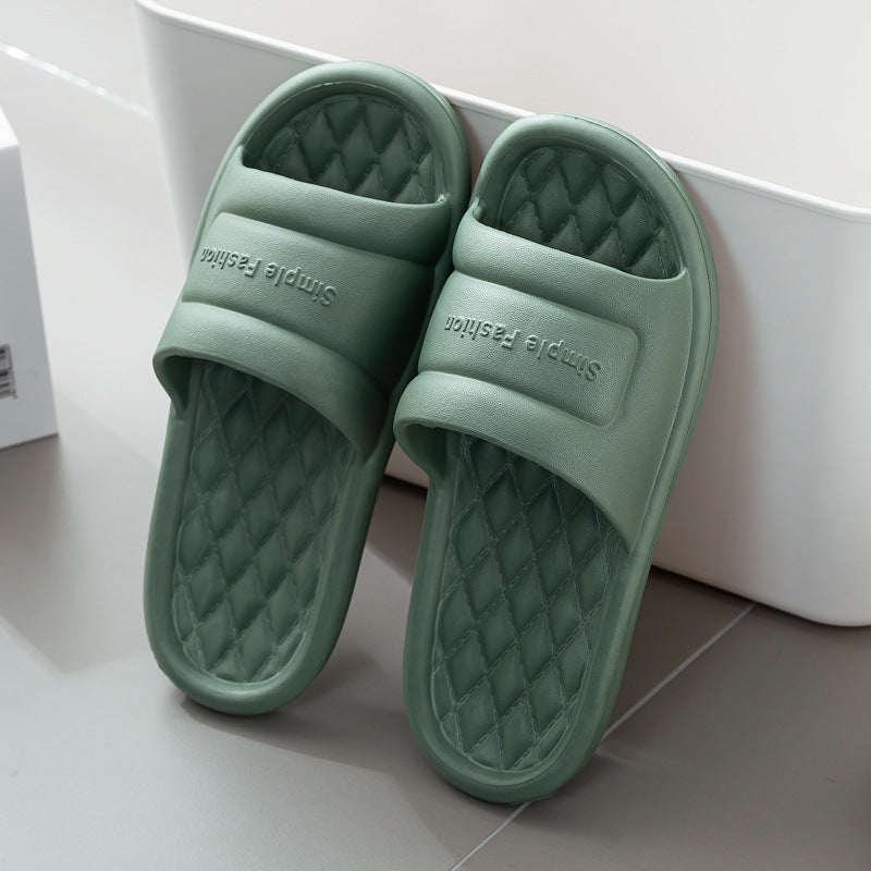 Home Slippers -- Women's Sandals Couples Non-slip Home Slippers Men's Slippers