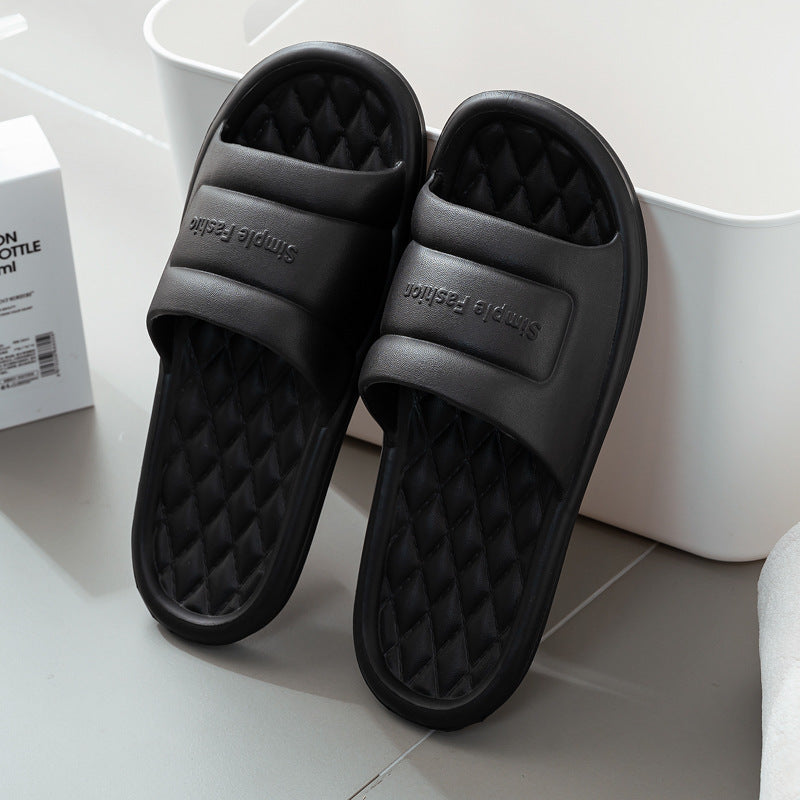 Home Slippers -- Women's Sandals Couples Non-slip Home Slippers Men's Slippers