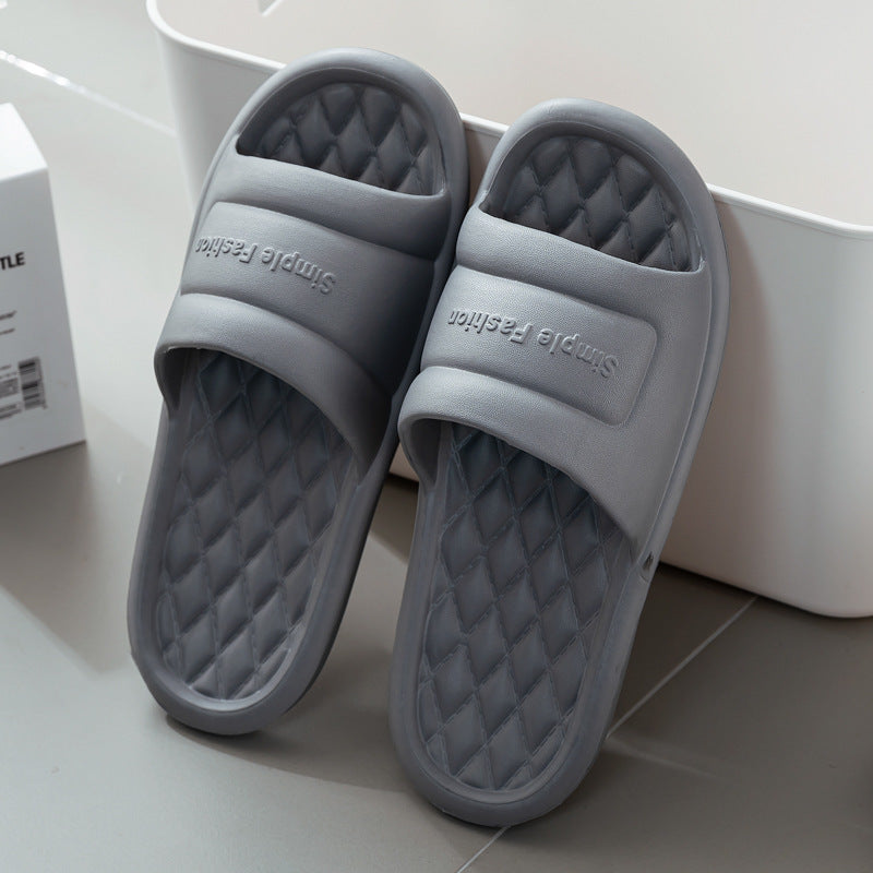 Home Slippers -- Women's Sandals Couples Non-slip Home Slippers Men's Slippers
