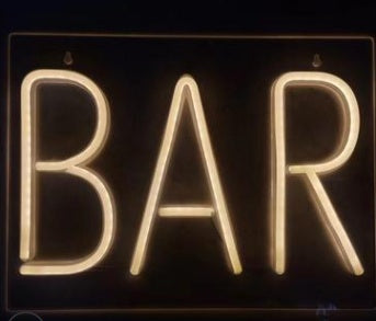 Room Decoration Night Light - LED Neon Lights, Acrylic Back Panel,