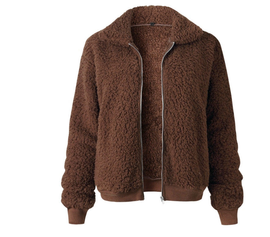 Women Long-sleeved Cardigan- Wild Shirt Jacket