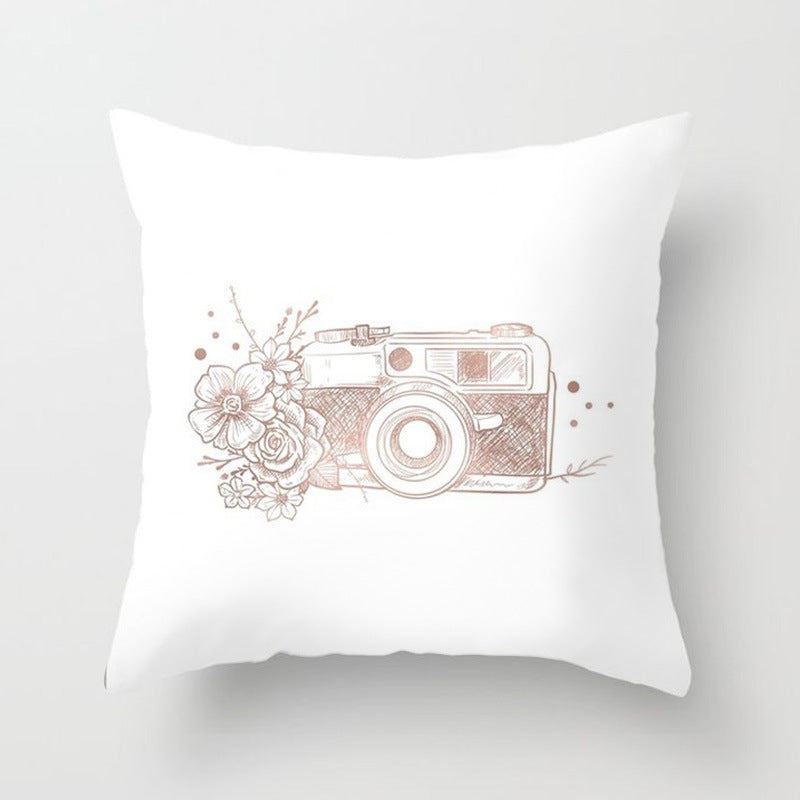 Pink Sofa Cover - Cushion Pillowcase