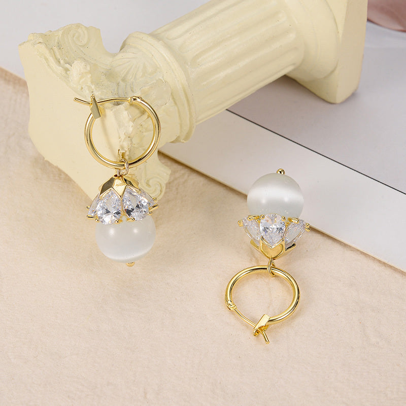 Opal Butterfly Stud Earrings Women!