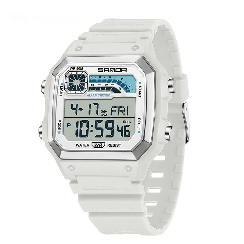 Electronic Watch - Luminous Waterproof Sports Men Thin Square