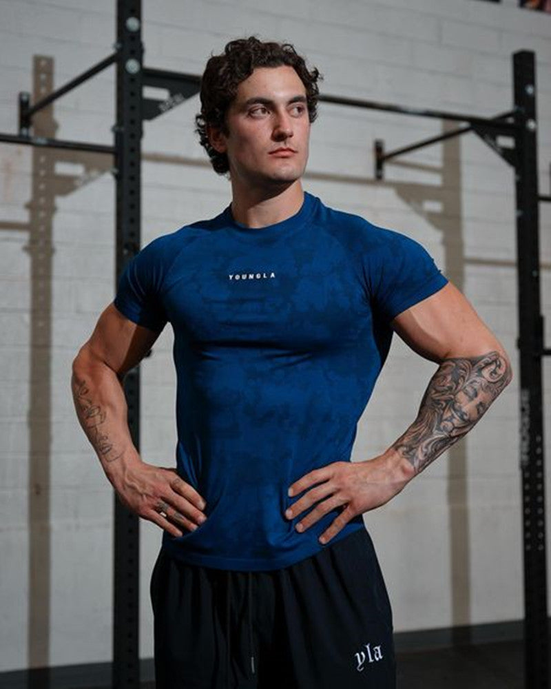 Workout Clothes - Camouflage Sports T-shirt for Men