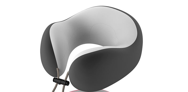 Gold U-type Massage Pillow - Multi-function Shoulder Cervical Car Neck Guard