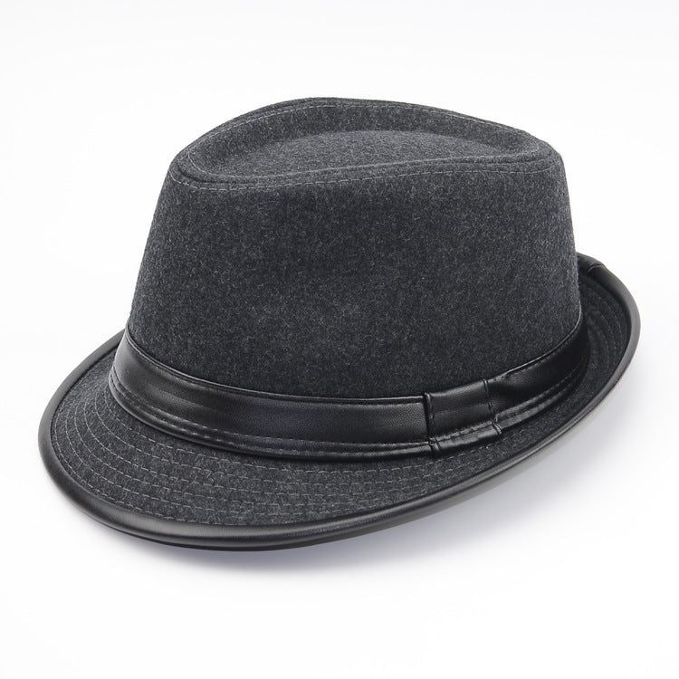Fedora Hat - Jazz Style  Bowler Hat for men 58cm