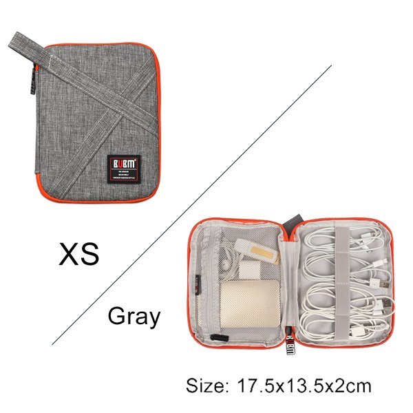 Universal Travel Cable Organizer - Electronics Accessories Cases Gadget Bag For USB, Phone, Charger and Cable, Fit for ipad - JumoShop
