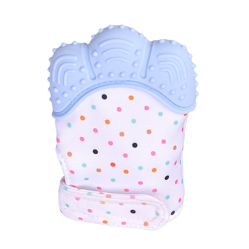 Baby Teether Anti-Bite Silicone Molar Gloves -  children's sound toys