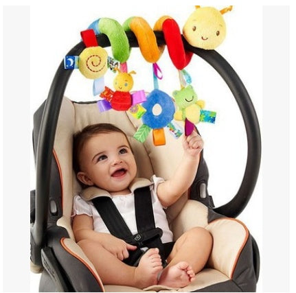 Adorable Rabbit & Bear Baby Rattle Toys - Soft Plush Crib & Stroller Hangings