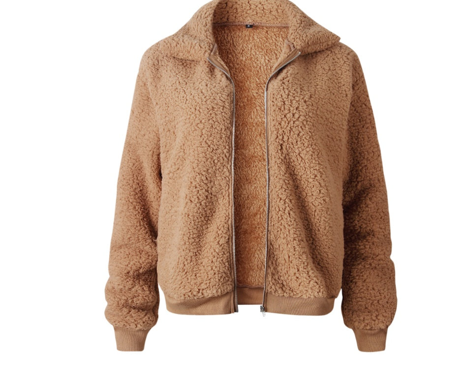 Women Long-sleeved Cardigan- Wild Shirt Jacket