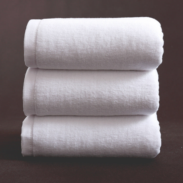 Luxurious Cotton Bath Towel – Soft, Thick & Ultra-Absorbent  Bath Towel Cotton Adult Thickened And Increased Water-absorbing White Big White Towel Adult White Towel - JumoShop