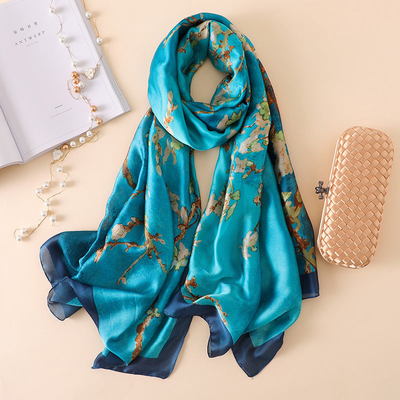 ☀️ Summer Sunscreen Shawl Scarf – Elegant & Protective ☀️ Summer Scarf Sunscreen Shawl Scarf Neck Scarf Neck wrap - JumoShop