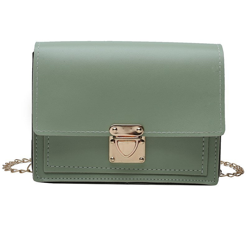 Women's Bag - shoulder messenger bag chain small square bag