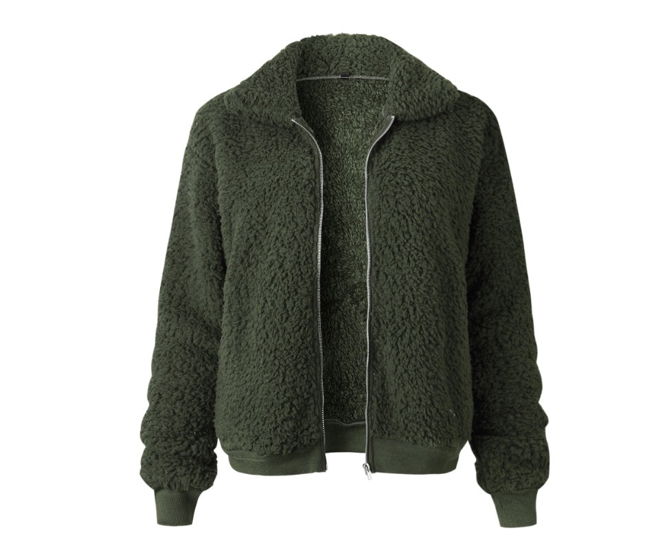 Women Long-sleeved Cardigan- Wild Shirt Jacket