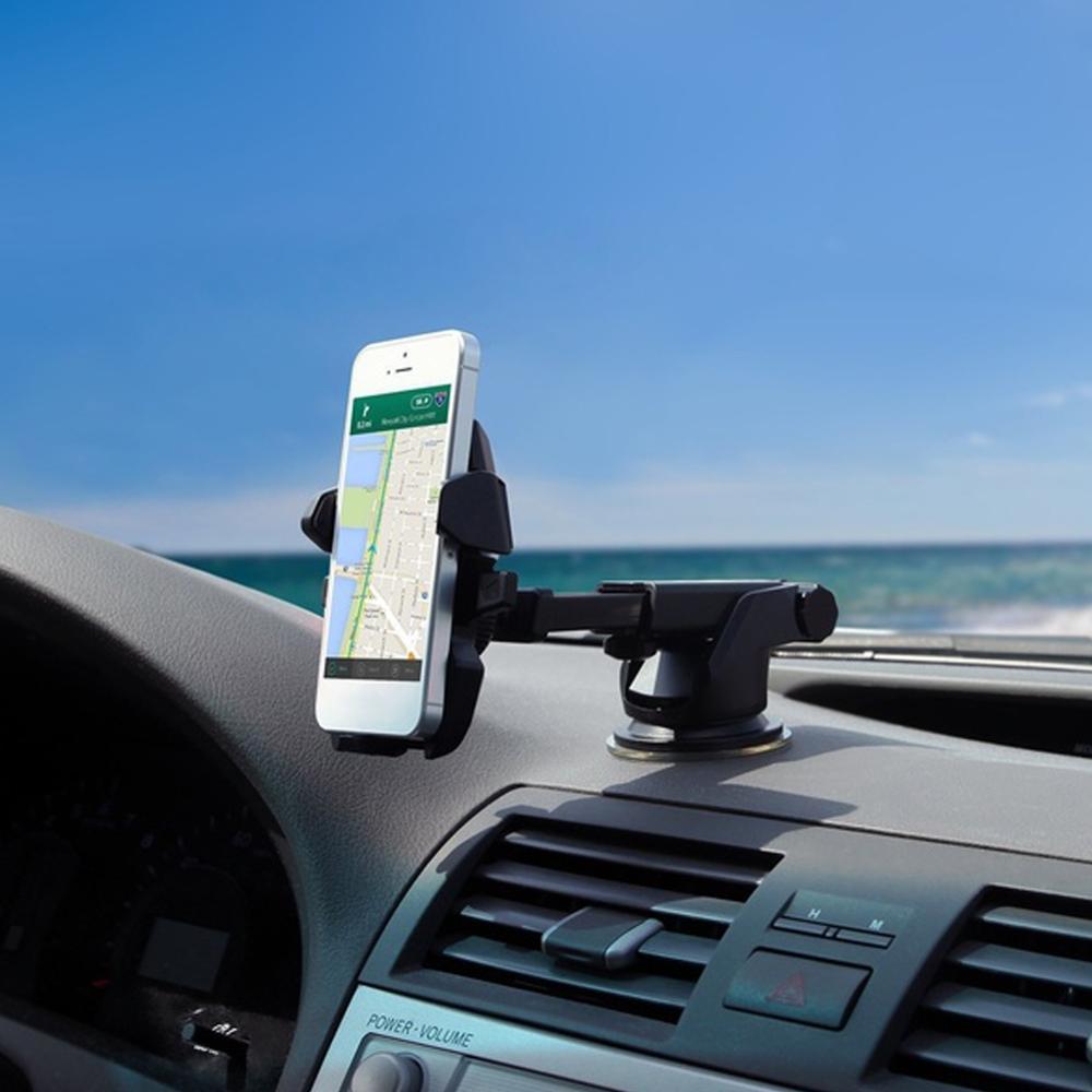Windshield Car Phone Holder - Universal in Car Cellphone Holder Stand Adjustable Phone Suction Cup Holder