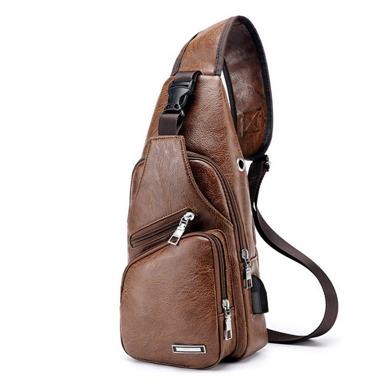 Men USB Charging Bag