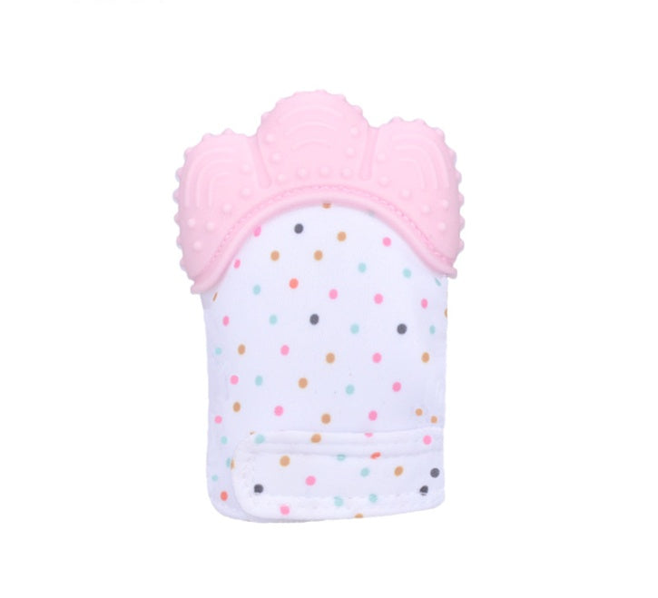 Baby Teether Anti-Bite Silicone Molar Gloves -  children's sound toys