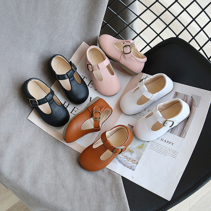 Children's Pea Shoes - Versatile single shoes baby shoes