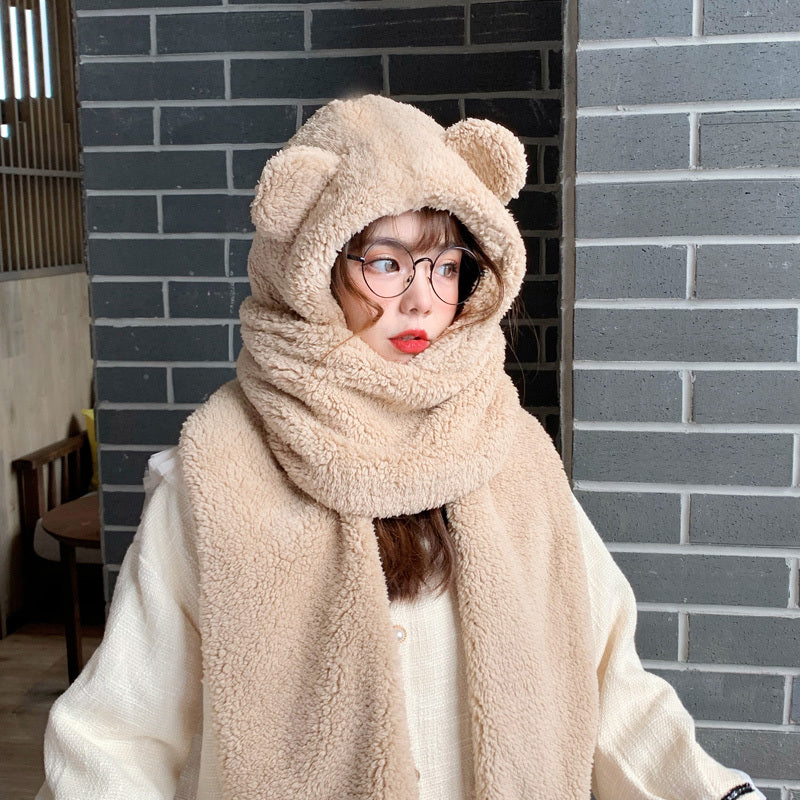 Cute Winter Plush Scarf - Autumn and Winter Headwarmer