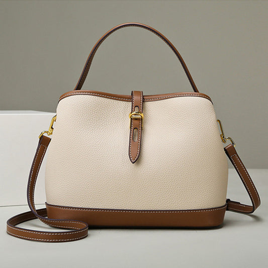 Large Capacity Contrast Color Single Shoulder Messenger Bag