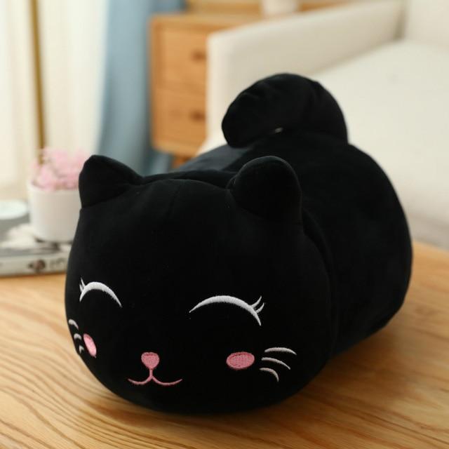 Super Soft Fat Cat Stuffed Animal - Huggable Kitty Companion in Multiple Colors