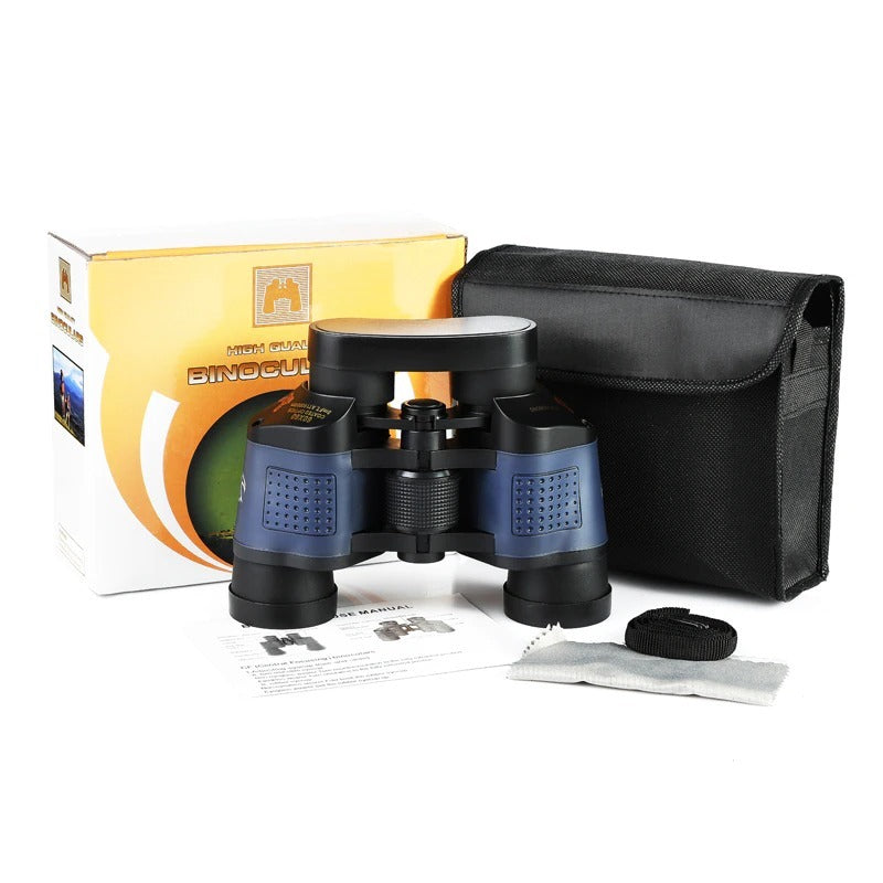 Telescope 60X60 Powerful Binoculars HD - High Magnification For Outdoor Hunting Optical Scopes Lll Night Vision Fixed Zoom