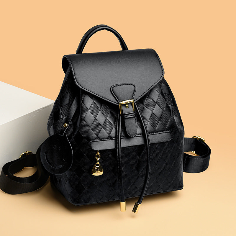 Female Backpack - Casual Multifunction Women's Leather Backpack