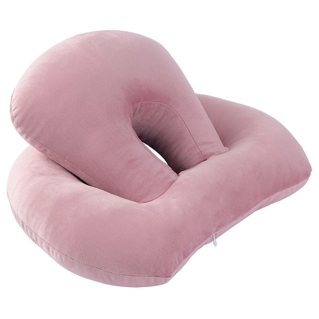 U-Shaped Desk Nap Pillow - Neck Supporter Seat Cushion Headrest Travel Neck Pillow With Arm Rest