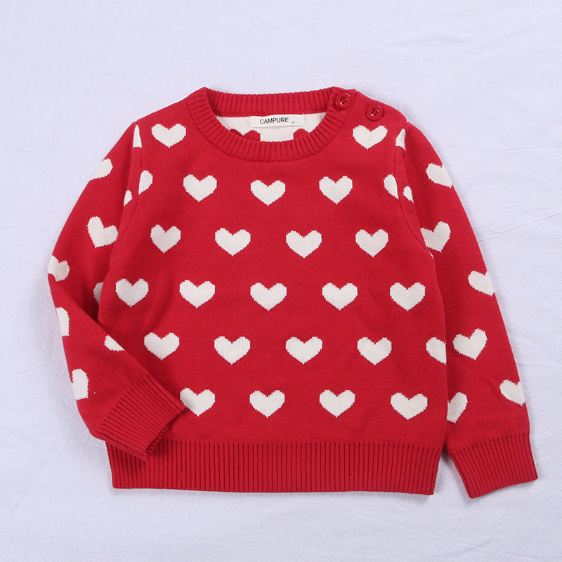 Kids Cardigan Winter Sweater - Balls Design Baby Knitted Cardigans Casual Toddler Boys Sweater Woolen Fleece Girls Sweater