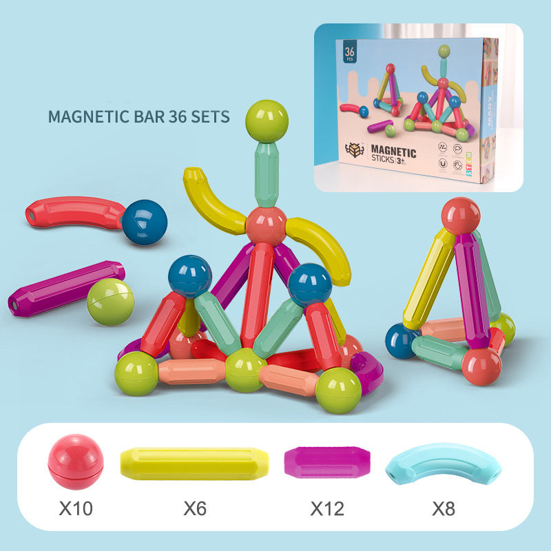Baby Magnetic Stick Building Blocks Toy - Game Magnets Children Set Kids Magnets For Children Magnetic Toy Bricks